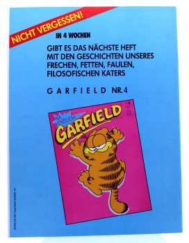 Garfield Comic Magazin Nr. 3 (1987): Geteilte Freude von Bavaria Comic Verlag